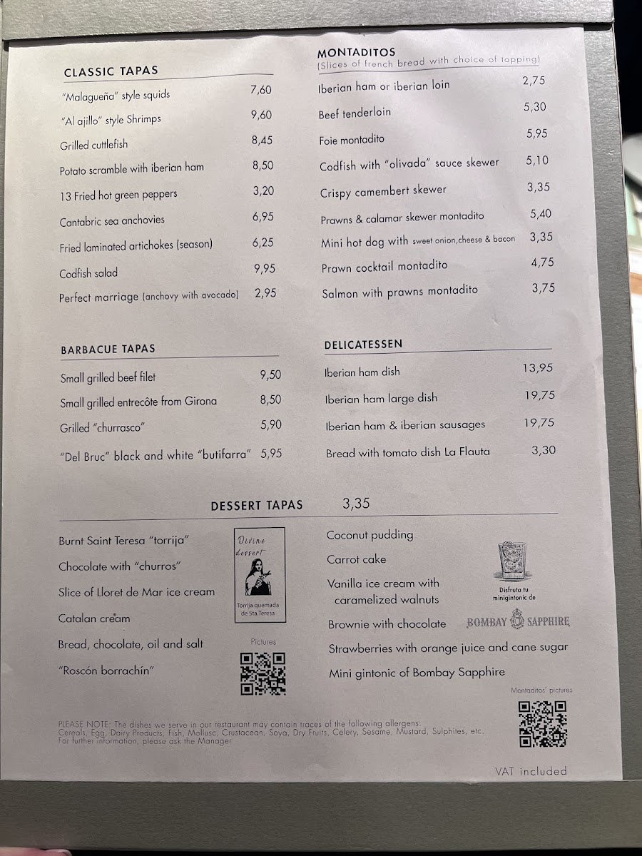 Menu La Flauta | Rambla De Catalunya-5