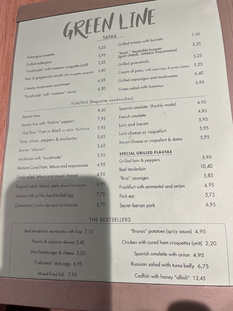 Menu La Flauta | Rambla De Catalunya-6